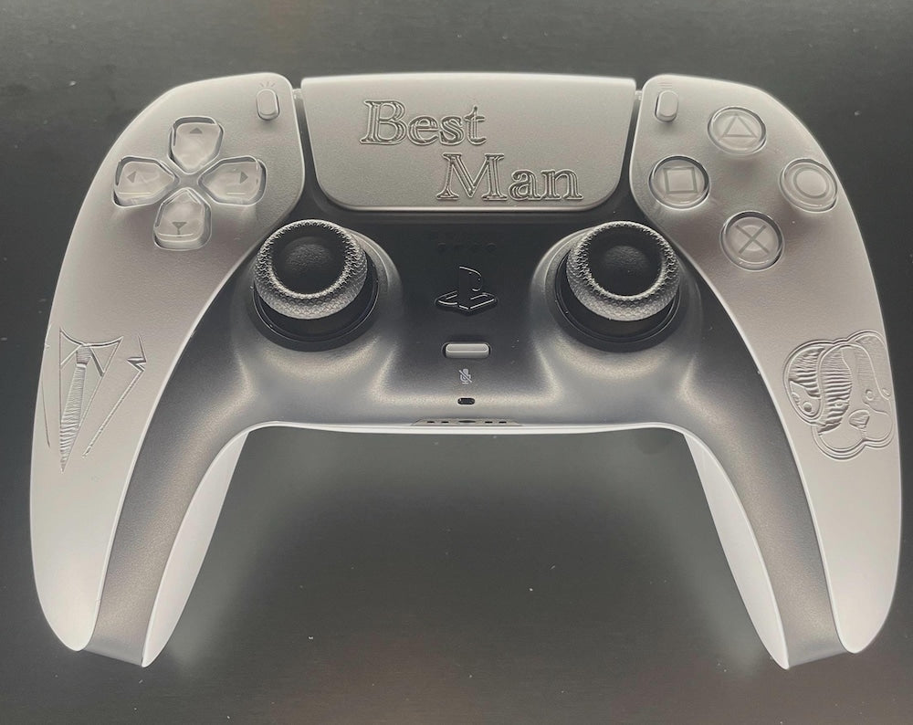 Custom Laser Engraved PlayStation 5 Controller