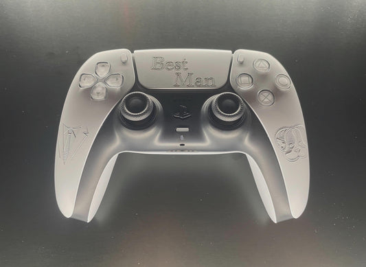 Custom Laser Engraved PlayStation 5 Controller Skin | Personalized Cover Only | Unique Game Shell | Perfect Gamer Gift | DIY Install