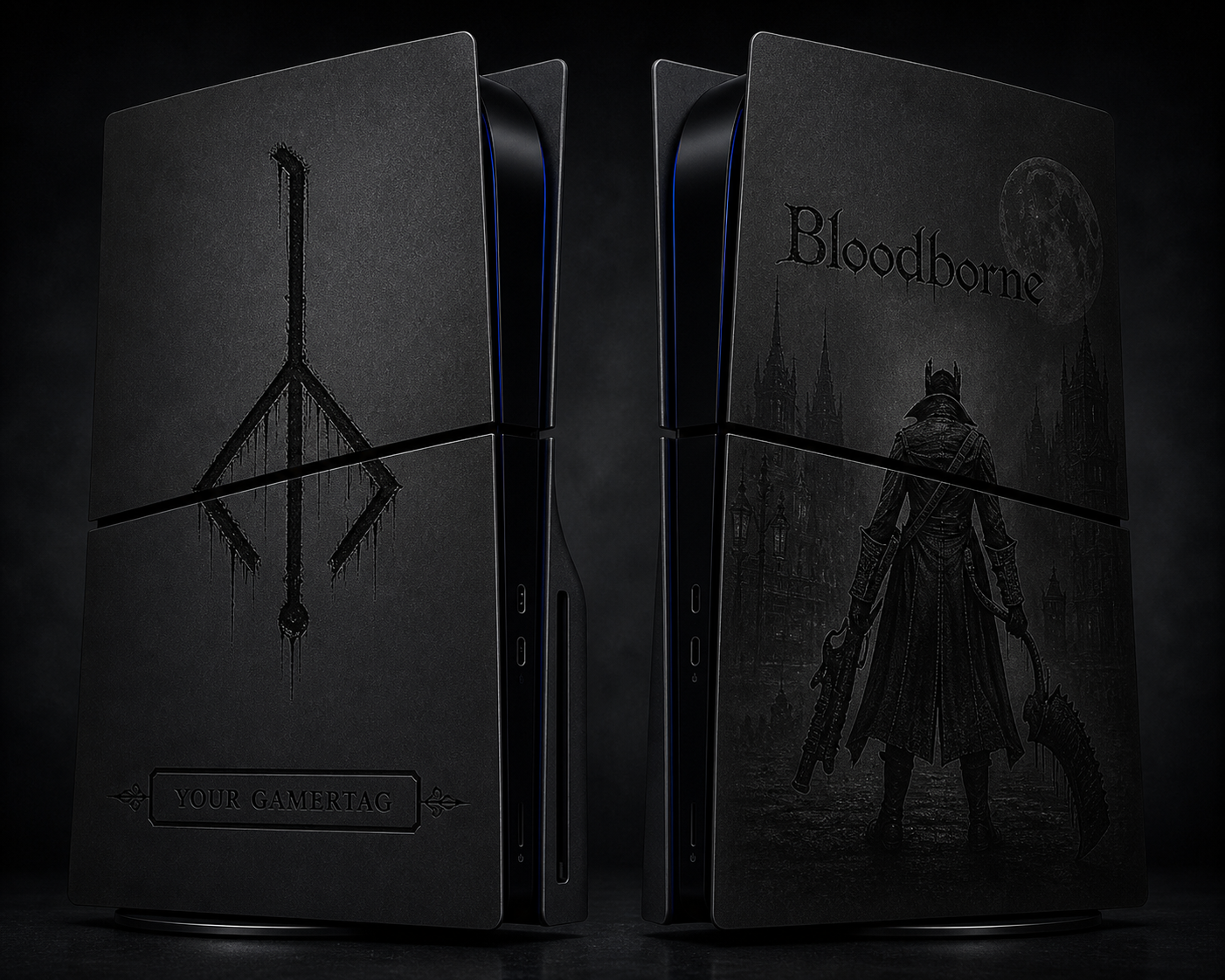 Custom Laser Engraved PlayStation 5 Console Cover (Choose Your Model & Design)