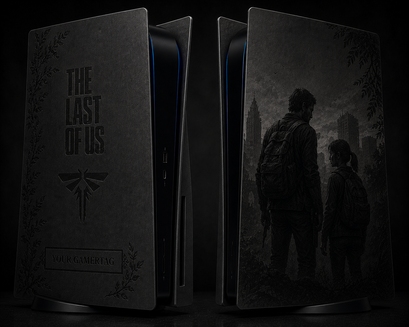 Custom Laser Engraved PlayStation 5 Console Cover (Choose Your Model & Design)