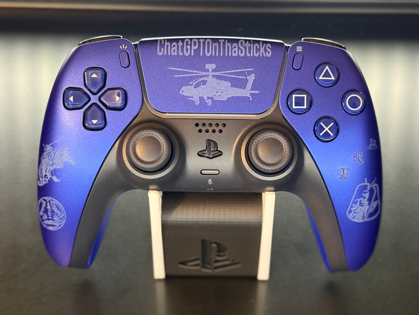 Custom Laser Engraved PlayStation 5 Controller (Choose Your Own Mods & Design)