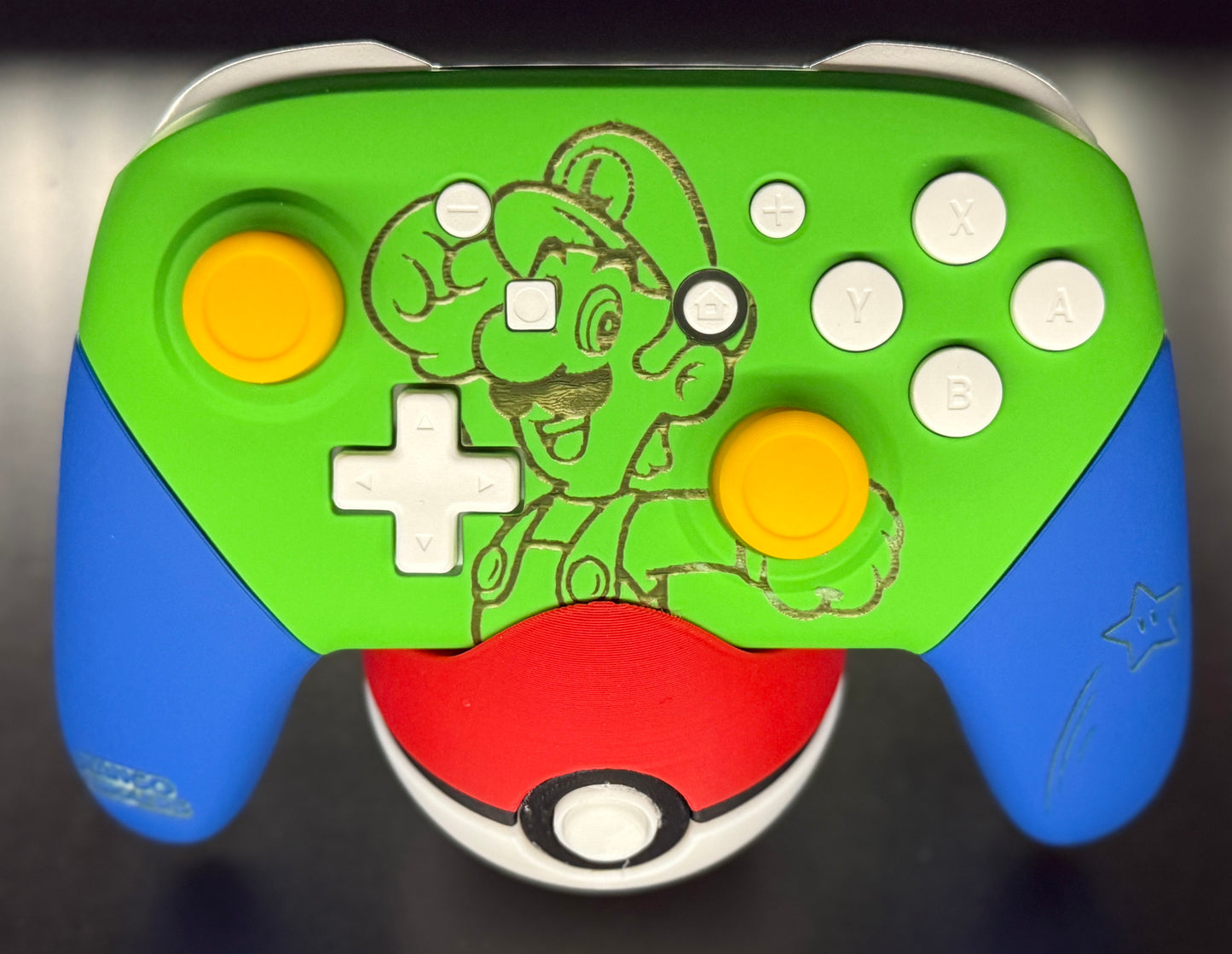 Custom Laser Engraved Nintendo Switch Pro Controller (Choose Your Own Mods & Design)