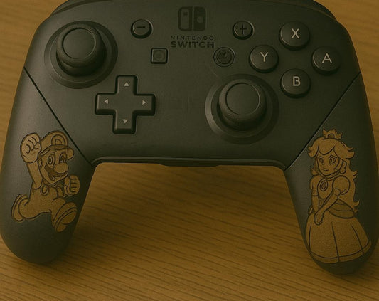 Custom Laser Engraved Nintendo Switch Pro Controller